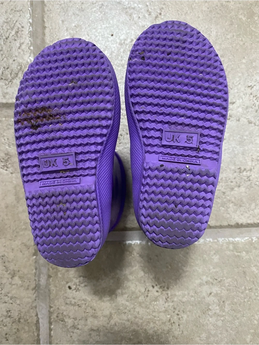 Hunter Kids Purple Glitter Rain Boots